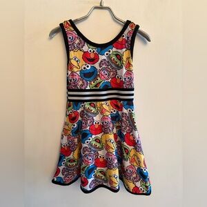 Sesame Street Character patterned dress 3T